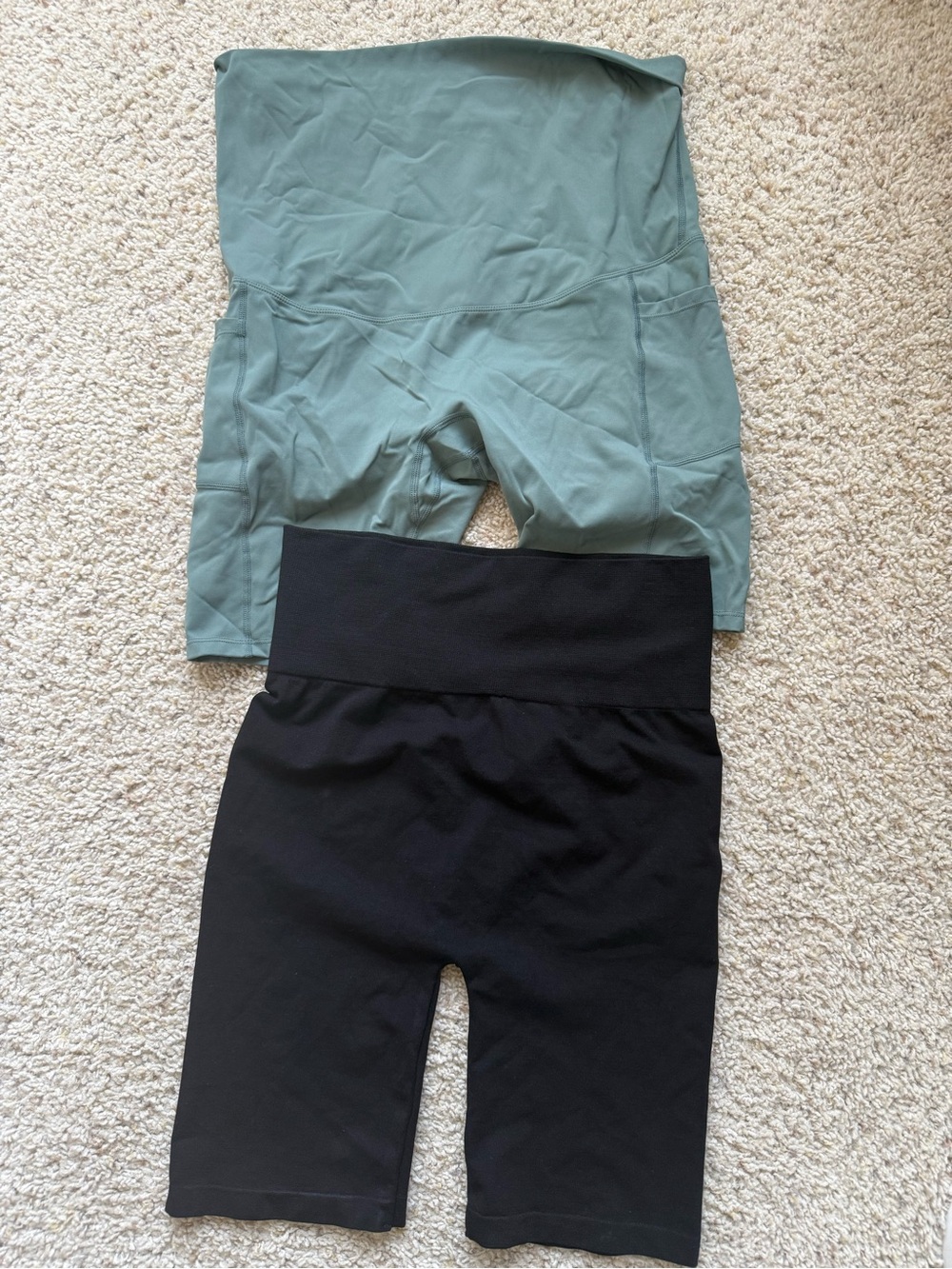 Maternity Biker Shorts Set (size Large)